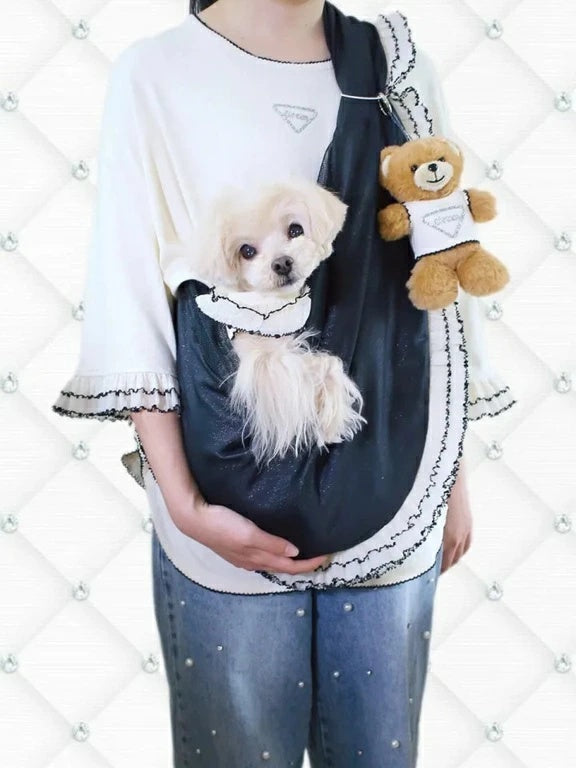 サーカスサーカス circus circus ★先行予約4月中旬〜下旬入荷★frilly shoulder carry(CCB-0073)【オーナー用 ママ用 スリングバッグ スリング キャリー】