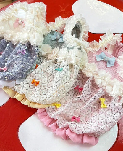 J&Kアニマルズ J&K animals☆予約受付中☆リボンガーリー ワンピース【犬服 ドッグウエア ウエア ワンピース ドレス スカート】