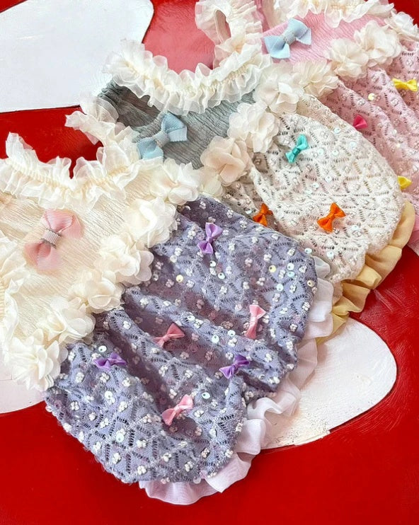 J&Kアニマルズ J&K animals☆予約受付中☆リボンガーリー ワンピース【犬服 ドッグウエア ウエア ワンピース ドレス スカート】