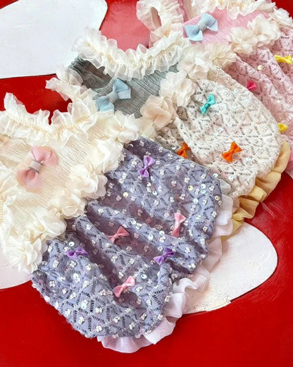 J&Kアニマルズ J&K animals☆予約受付中☆リボンガーリー ワンピース【犬服 ドッグウエア ウエア ワンピース ドレス スカート】