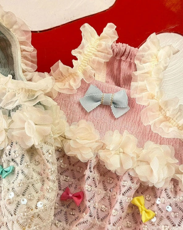 J&Kアニマルズ J&K animals☆予約受付中☆リボンガーリー ワンピース【犬服 ドッグウエア ウエア ワンピース ドレス スカート】