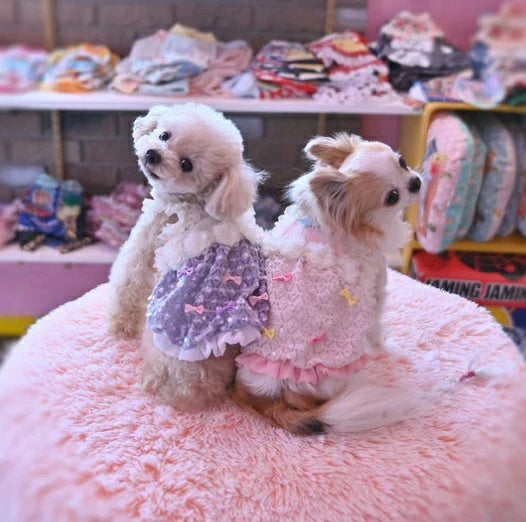 J&Kアニマルズ J&K animals☆予約受付中☆リボンガーリー ワンピース【犬服 ドッグウエア ウエア ワンピース ドレス スカート】