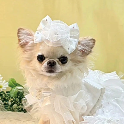 リュクスバーディ Luxe birdie シュローバレッタ【小型犬 犬用 ヘアアクセサリー バレッタ セレブ】