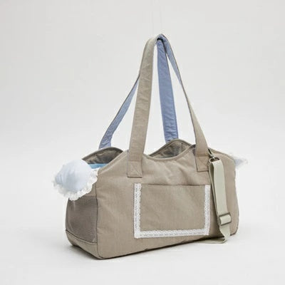 ルイスドッグ louisdog Shirt Day Shoulder Bag/Solid【小型犬 犬用 キャリーバッグ トートバッグ 鞄 かばん セレブ】