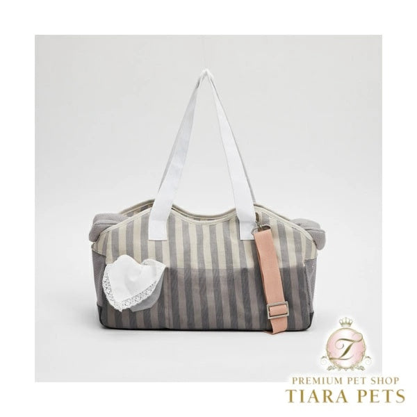 ルイスドッグ louisdog Shirt Day Shoulder Bag/Stripe【小型犬 犬用 キャリーバッグ トートバッグ 鞄 かばん セレブ】