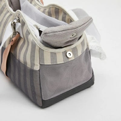 ルイスドッグ louisdog Shirt Day Shoulder Bag/Stripe【小型犬 犬用 キャリーバッグ トートバッグ 鞄 かばん セレブ】