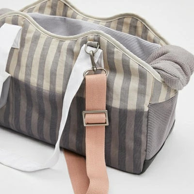 ルイスドッグ louisdog Shirt Day Shoulder Bag/Stripe【小型犬 犬用 キャリーバッグ トートバッグ 鞄 かばん セレブ】