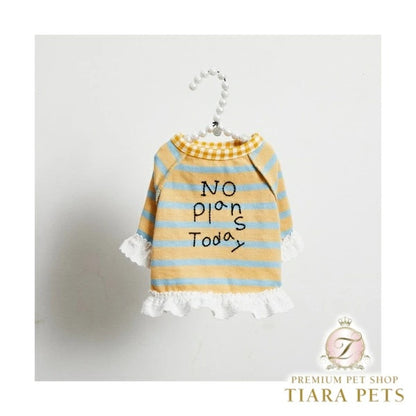 ルイスドッグ louisdog Relax Stripe TEE【小型犬 犬服 ドッグウエア ウエア トップス Tシャツ 半袖 セレブ】