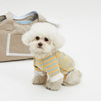 ルイスドッグ louisdog Relax Stripe TEE【小型犬 犬服 ドッグウエア ウエア トップス Tシャツ 半袖 セレブ】
