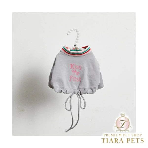 ルイスドッグ louisdog Kiss Me String TEE【小型犬 犬服 ドッグウエア ウエア トップス Tシャツ 半袖 セレブ】
