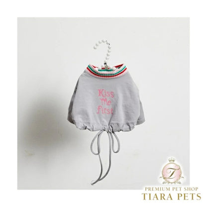 ルイスドッグ louisdog Kiss Me String TEE【小型犬 犬服 ドッグウエア ウエア トップス Tシャツ 半袖 セレブ】