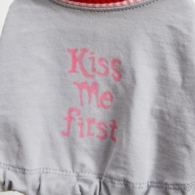 ルイスドッグ louisdog Kiss Me String TEE【小型犬 犬服 ドッグウエア ウエア トップス Tシャツ 半袖 セレブ】