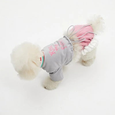 ルイスドッグ louisdog Kiss Me String TEE【小型犬 犬服 ドッグウエア ウエア トップス Tシャツ 半袖 セレブ】