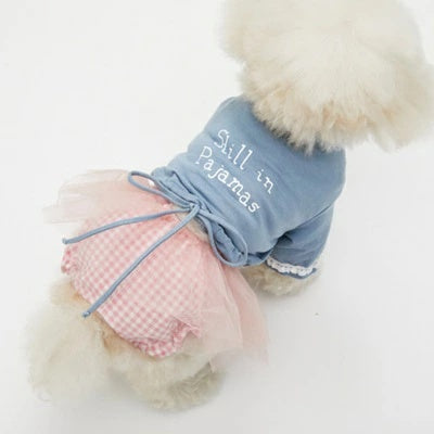 ルイスドッグ louisdog Pajamas String TEE【小型犬 犬服 ドッグウエア ウエア トップス Tシャツ 半袖 セレブ】