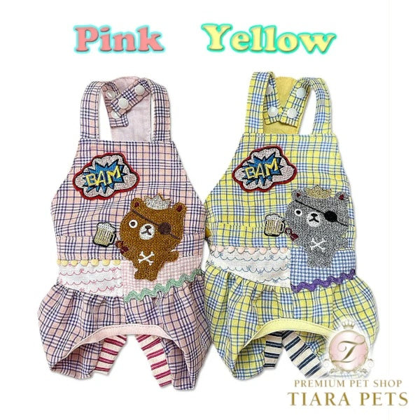 J&Kアニマルズ J&K animals ☆予約受付中☆ パイレーツ サロペット【犬服 ドッグウエア ウエア つなぎ ロンパース サロペット パンツ ドレス】