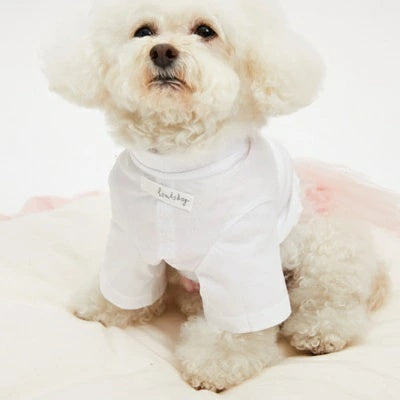 ルイスドッグ louisdog Pure String TEE【小型犬用 犬服 ドッグウエア ウエア トップス Tシャツ セレブ】