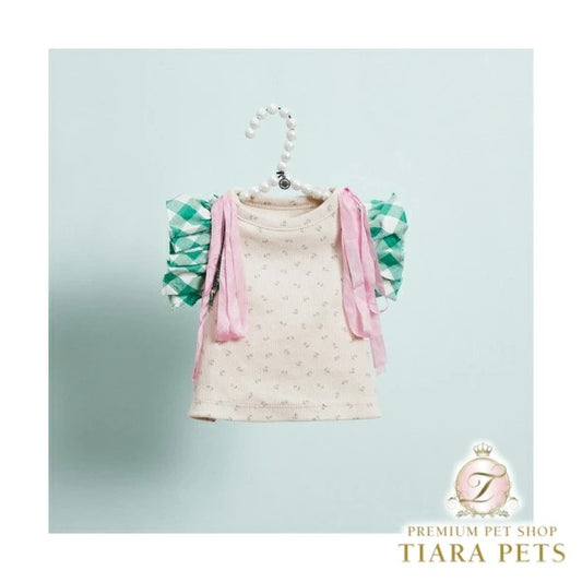ルイスドッグ louisdog Garden Picnic TOP/Rosy【小型犬用 犬服 ドッグウエア ウエア アウター トップス ジャケット セレブ】