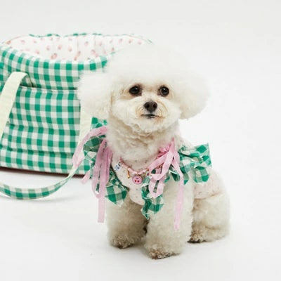 ルイスドッグ louisdog Garden Picnic TOP/Rosy【小型犬用 犬服 ドッグウエア ウエア アウター トップス ジャケット セレブ】