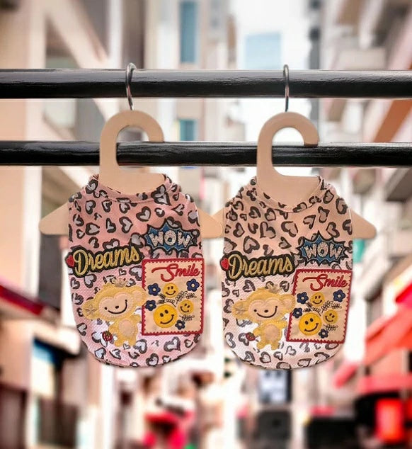 J&Kアニマルズ J&K animals ☆予約受付中☆ スマイル モンキーTシャツ【犬服 ドッグウエア ウエア トップス Tシャツ 半袖】