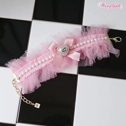 ウーフリンク WOOFLINK BLOOM TO BREEZE NECKLACE【犬服 犬用 アクセサリー ネックレス セレブ】