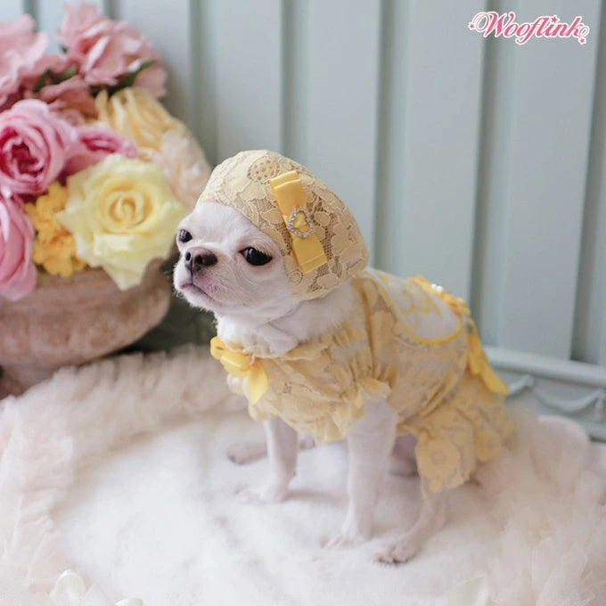 ウーフリンク WOOFLINK LOVELY BABE BERET【犬服 犬用 帽子 ベレー帽 セレブ】