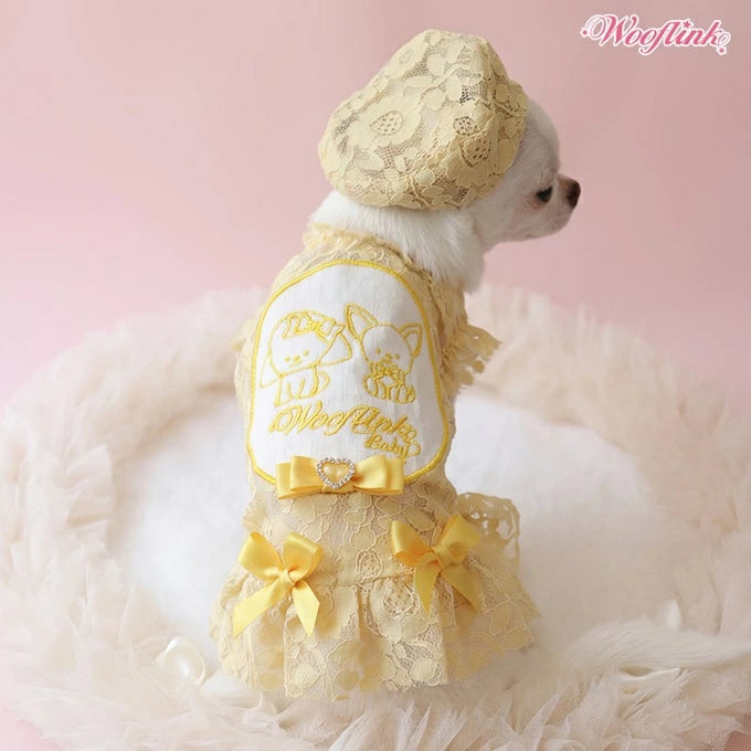 ウーフリンク WOOFLINK LOVELY BABE BERET【犬服 犬用 帽子 ベレー帽 セレブ】