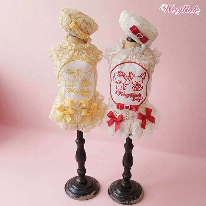 ウーフリンク WOOFLINK LOVELY BABE BERET【犬服 犬用 帽子 ベレー帽 セレブ】
