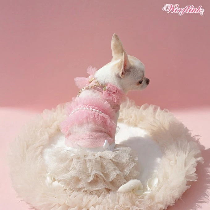 ウーフリンク WOOFLINK BLOOM TO BREEZE BLOUSE【犬服 犬用 ドッグウエア ウエア トップス ブラウス セレブ】