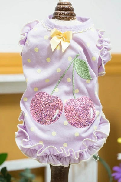 ブルブブ BUL BU-BU COOL Dots Cherry Camisole【小型犬 犬服 ドッグ