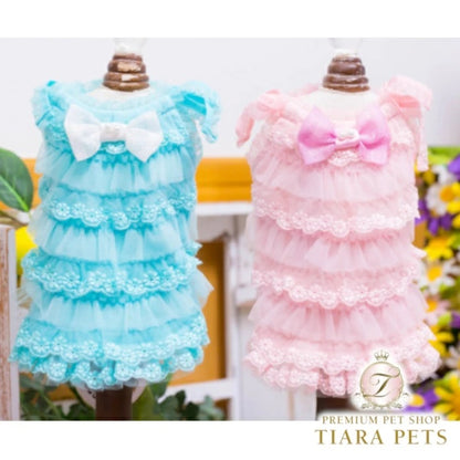 ブルブブ BUL BU-BU COOL ティアード肩紐キャミ【小型犬 犬服 ドッグウエア ウエア トップス キャミソール セレブ】