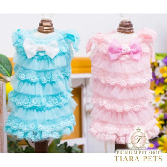 ブルブブ BUL BU-BU COOL ティアード肩紐キャミ【小型犬 犬服 ドッグウエア ウエア トップス キャミソール セレブ】