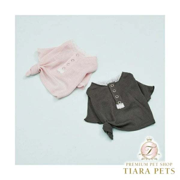 ルイスドッグ louisdog Henry Tie TEE【小型犬用 犬服 ドッグウエア ウエア トップス Tシャツ 半袖 セレブ】
