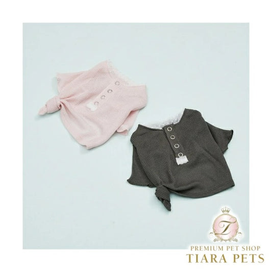 ルイスドッグ louisdog Henry Tie TEE【小型犬用 犬服 ドッグウエア ウエア トップス Tシャツ 半袖 セレブ】
