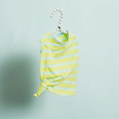 ルイスドッグ louisdog Lemonade Tie TEE【小型犬用 犬服 ドッグウエア ウエア トップス Tシャツ 半袖 セレブ】