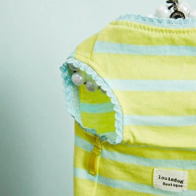 ルイスドッグ louisdog Lemonade Tie TEE【小型犬用 犬服 ドッグウエア ウエア トップス Tシャツ 半袖 セレブ】