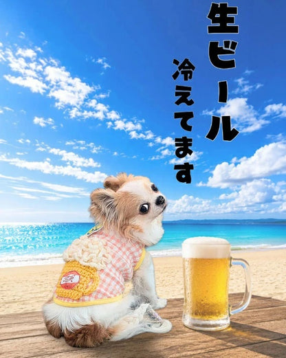 J&Kアニマルズ J&K animals ☆予約受付中☆ ビール Tシャツ【犬服 ドッグウエア ウエア トップス Tシャツ 半袖】