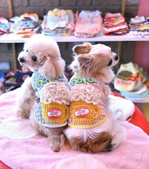 J&Kアニマルズ J&K animals ☆予約受付中☆ ビール Tシャツ【犬服 ドッグウエア ウエア トップス Tシャツ 半袖】