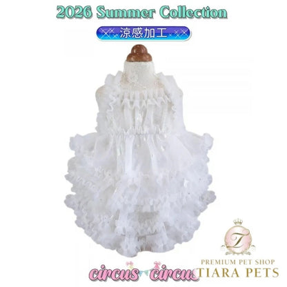 サーカスサーカス circus circus fuwa fuwa tulle OP(CCW-0298)【小型犬 ドッグウエア ウエア ワンピース スカート ドレス】