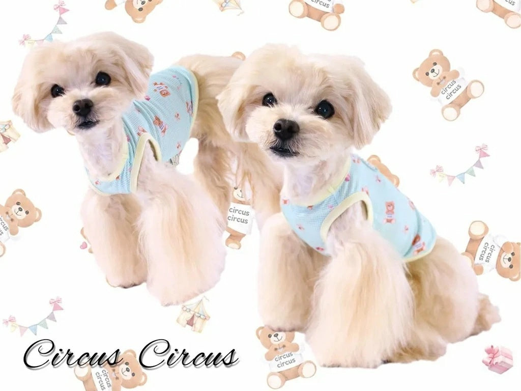 サーカスサーカス circus circus Baby Bear Mesh Wear(CCW-0297)【小型犬 ドッグウエア ウエア ワンピース スカート ドレス トップス ノースリーブ タンクトップ】