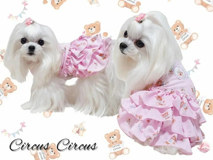 サーカスサーカス circus circus Baby Bear Mesh Wear(CCW-0297)【小型犬 ドッグウエア ウエア ワンピース スカート ドレス トップス ノースリーブ タンクトップ】