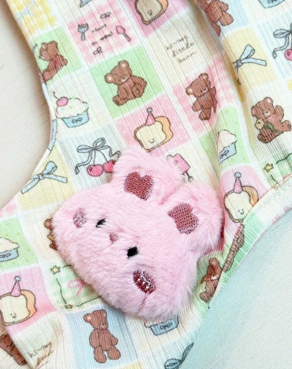 J&Kアニマルズ J&K animals ☆予約受付中☆ パステルくまちゃん つなぎ【犬服 ドッグウエア ウエア つなぎ ロンパース パンツ】