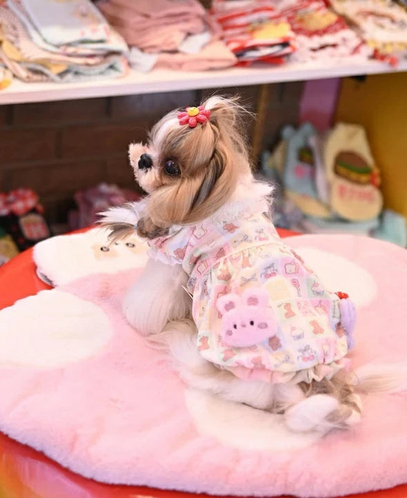 J&Kアニマルズ J&K animals ☆予約受付中☆ パステルくまちゃん OP【犬服 ドッグウエア ウエア ワンピース スカート ドレス】