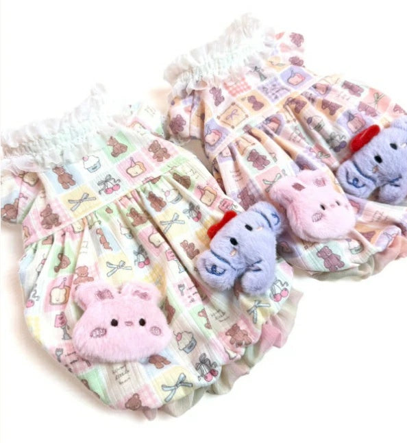 J&Kアニマルズ J&K animals ☆予約受付中☆ パステルくまちゃん OP【犬服 ドッグウエア ウエア ワンピース スカート ドレス】
