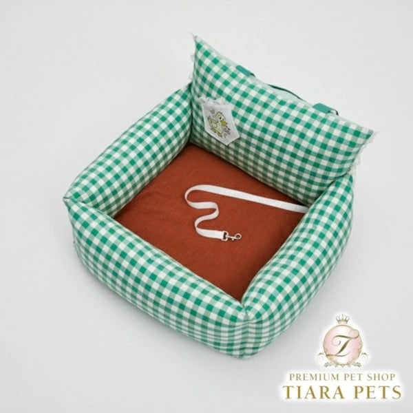 ルイスドッグ louisdog Garden Picnic Driving Kit Cushion Cover【小型犬 ハウス ベッド  クッション カバー セレブ】