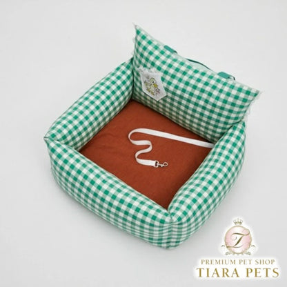 ルイスドッグ louisdog Garden Picnic Driving Kit Cushion Cover【小型犬 ハウス ベッド  クッション カバー セレブ】