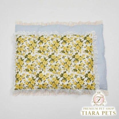 ルイスドッグ louisdog Liberty Goose Blanket/Carline Rose Yellow【小型犬 ブランケット セレブ】