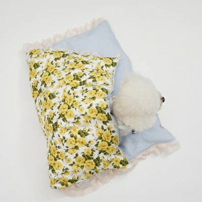 ルイスドッグ louisdog Liberty Goose Blanket/Carline Rose Yellow【小型犬 ブランケット セレブ】