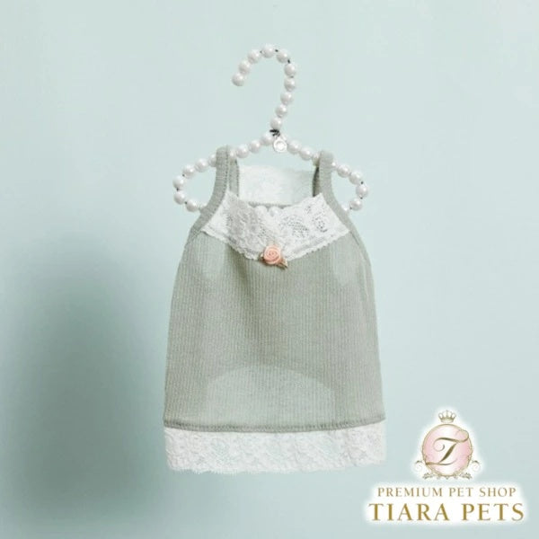 ルイスドッグ louisdog Olive Lace TANK【小型犬 ドッグウエア トップス タンクトップ ノースリーブ セレブ】