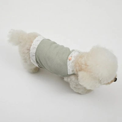 ルイスドッグ louisdog Olive Lace TANK【小型犬 ドッグウエア トップス タンクトップ ノースリーブ セレブ】