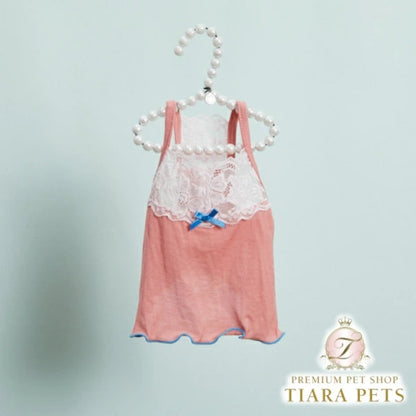 ルイスドッグ louisdog Rosy Lace TANK【小型犬 ドッグウエア トップス タンクトップ ノースリーブ セレブ】